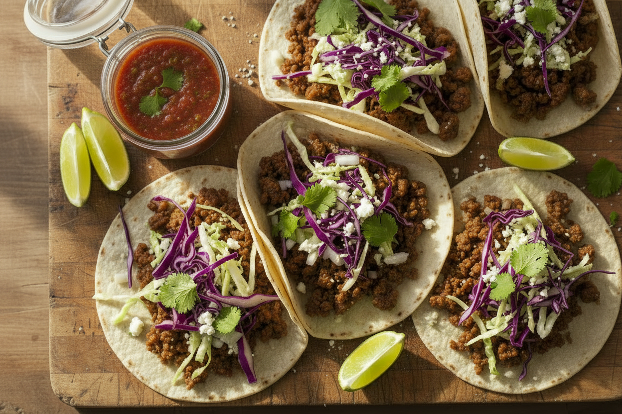 Easy Taco Tuesday Recipe with Tio Marcos Hot Salsa