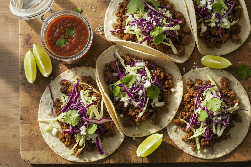 Easy Taco Tuesday Recipe with Tio Marcos Hot Salsa